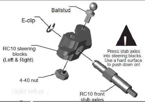 MONSTER TRUCK AXLE Associated RC10 Tamiya Blackfoot Wheel Adapter Team CRP 1559 - Image 3 of 4