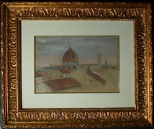 Stefano Donadoni (Bergamo 1844-1911 Rome) View of Florence.