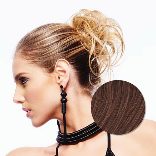 Hairdo Trendy Do Haargummi - Hellbraun, Hitzebeständig, Zum Stylen Von Pferdeschwänzen & Hochsteckfrisuren
