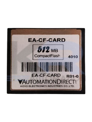 Automation Direct EA-CF-CARD CompactFlash Memory Card 512MB Capacity