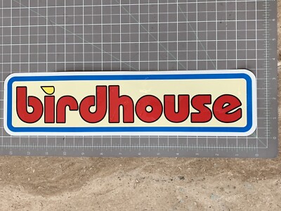 1996 Rare Vintage Birdhouse Skateboard Sticker Toy Logo 13 inches