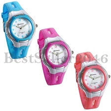 Luminous Pointer Boys Girls Teen Student Time Teacher Watch for Children Gift