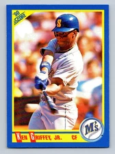 1990 Score Ken Griffey Jr. 2nd Year Card MLB HOF Mariners Blue Dot Error #560