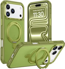 Temdan Designed Case for iPhone 17 Pro Max with 360°Rotatable Invisible Magne...