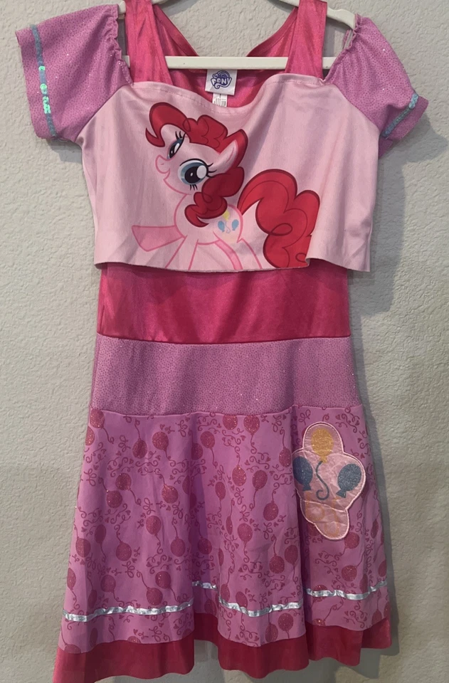 Disfraz My Little Pony Pinkie Pie ROSA PONY GIRL Incluye Vestido Solo MED 8-10 Foto 3 de 4