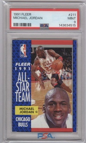 Jordan 1991 Fleer Jordan #211