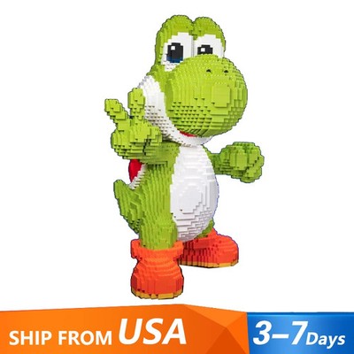 6769PCS Huge Yoshi Dinosaur Pixel Art Building Blocks Large