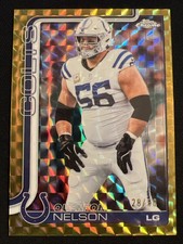 2025 Topps Chrome Quenton Nelson Gold Geometric Refractor 28/50 #144 Colts