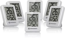 Bresser Thermometer Hygrometer 6er-Set Raumth...