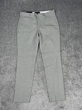 Banana Republic Sloan Skinny Pants Women 4 Gray Slimming Bi Stretch Tailored New