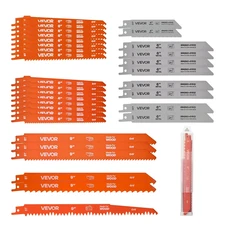 Reciprocating Saw Blades 32-Piece, Various Sizes Bi-Metal Reciprocating Saw Blad