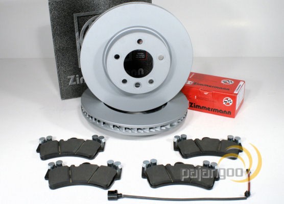 Zimmermann Bremsscheiben Ø 360 Mm + BeläGe Vorne FüR Porsche Cayenne VW Touareg-image