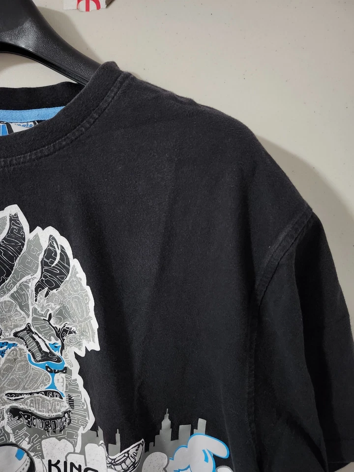 5ive Jungle Shirt Mens 2XL Black Graphic Tee Kings County NYC Street Vintage Y2K - Image 4 of 4