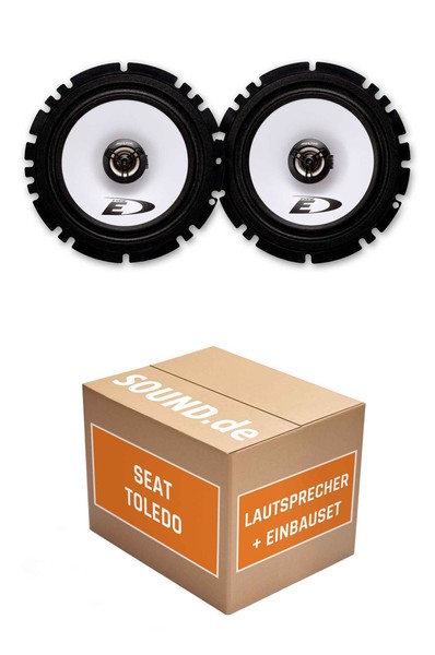 Lautsprecher Boxen Vorne Alpine SXE-1725 FüR Seat Toledo III 5P 2X Tief-Mitteltö-image