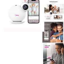 Ibaby I6 Smart Baby Monitor Breathing And Sound Machine 2K Baby Video Camera