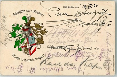 13284645 - 6300 Giessen Adelphia seis Panier Studentenwappen