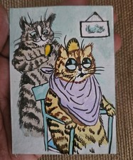 NUOVO ACEO quadro gatto cane cucciolo pittura acrilica originale arte