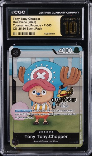 Tony Tony.Chopper (CS 25-26 Event Pack) graded CGC 10 for sale on eBay