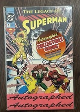 Superman: The Legacy of Superman #1 1993  Signed COA 4649/5000 +2 bonus comics