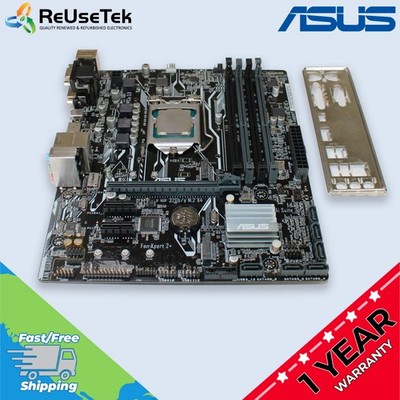 ASUS Prime B250M-A microATX Motherboard with i7-7700 CPU & I/O Shield | No RAM