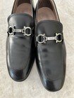 Salvatore Ferragamo Ree Gancini Bit Loafer Black Size 8.5 EE Leather — photo 2