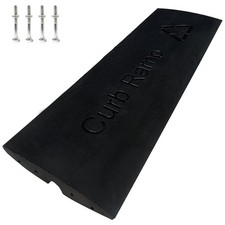 Low Profile Rubber Driveway Ramp 66139 lbs 1 Pack