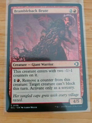 MTG Brambleback Brute 0128 Lorwyn Eclipsed M/NM kostenloser Versand im Vereinigten Königreich