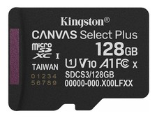 Kingston Canvas Select Plus Flash Memory Card Extended SDCS3/128GBSP