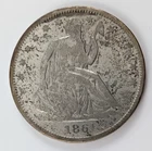 Civil War Era 1861 O Liberty Seated Silver Half Dollar VG Details - Cleaned