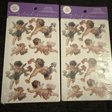 GIFTED STICKERS/ANGELS Cherubs BABIES /2-SHEETS In Each Pack