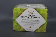 Indian Hemp & Haitian Vetiver Soap Nubian Heritage 5oz Bar (Pack of 3)