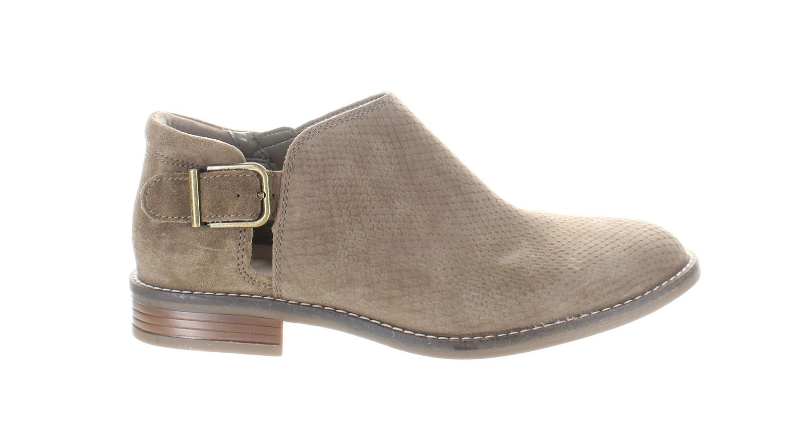 Clarks Womens Camzin Brown Booties Size 7.5 (7326706)