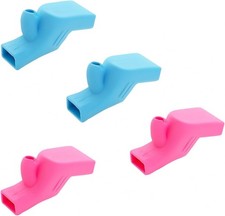 4Pcs Faucet Water Tap Extender Spout for Kids, Toddlers, and Babies - White