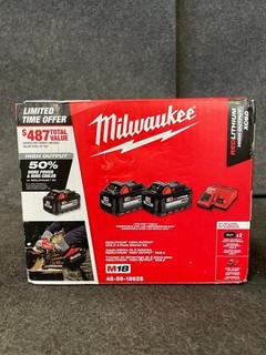 MILWAUKEE 48 59 1862S M18 REDLITHIUM HIGH OUTPUT XC6.0 Battery 2 Pack