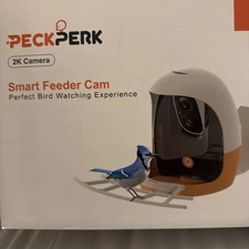 Peckperk 2k Camera Smart Bird Feeder Cam Brand New In Box