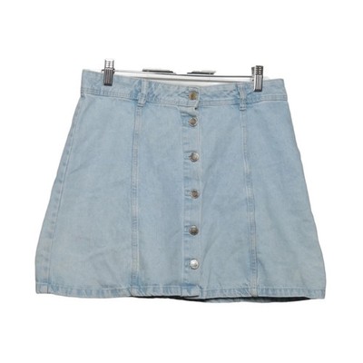 Divided by H&M, Jeansrock, Größe: 170, Blau, Einfarbig, Denim #eqr