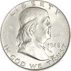 1948-P Franklin Half Dollar
