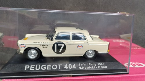 IXO Deagostini 1/43 Scale WRC 1976 Peugeot 504 #17 Jean-Pierre Nicolas Safari