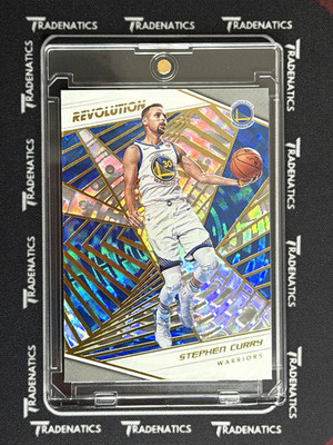 Panini Revolution 2018-19 Stephen Curry #96 Fractal Golden State Warriors NBA