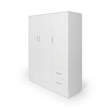 Armadio Cassetti Guardaroba Mobile Camera Ante Legno 120x50x170 cm