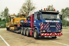 Truck Photo Scania 143E 500 Heavy-Duty Transporter Germany Blue Zealand H #n6im