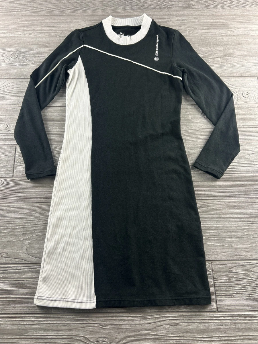 puma dresses for women LOGO TAPING DRESS The Tiered Jacket Dress x Fenty by Rihanna model from the brand Puma from the SS2017 season Trim Dress Puma Outfits Womens