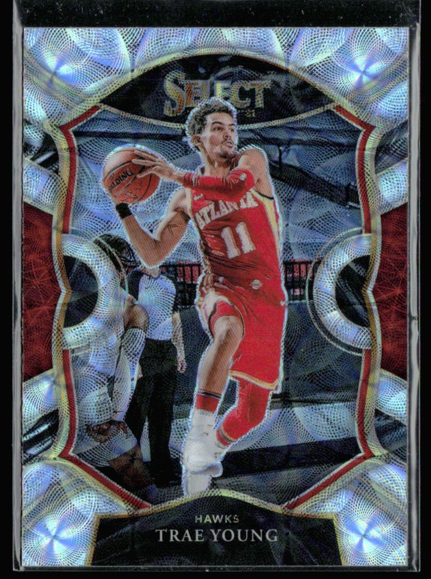 Trae Young 2020-21 Panini Select Concourse Scope Prizm #2 Atlanta Hawks
