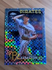 Hunter Stratton 2024 Topps Chrome Update Series - RC X-Fractor Pirates #USC137