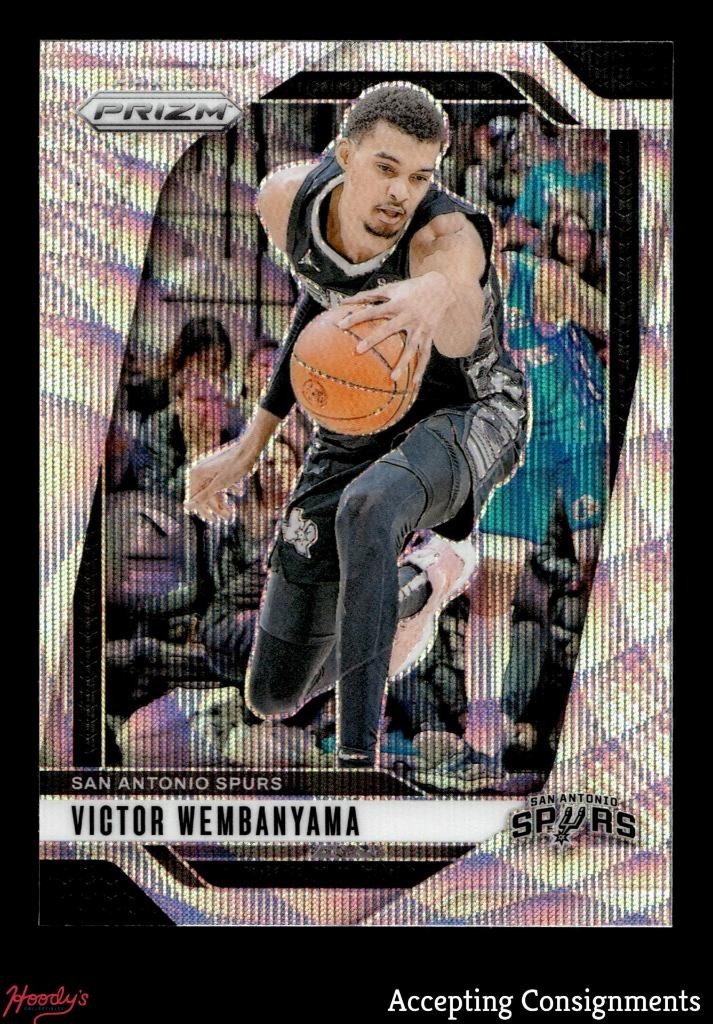 2024-25 Panini Prizm Prizms Wave #172 Victor Wembanyama SAN ANTONIO SPURS