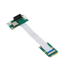 Mini PCI-E to PCI-E Express 1X Extension Cord Adapter Card USB Riser Card