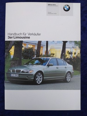 BMW 3 Series E46 Saloon Manual for Seller Brochure 9.2002