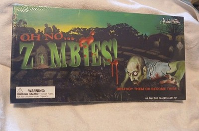 Rare Oh No Zombies! Horror Game Destroy Them Or Become Them Archie McPhee 2009