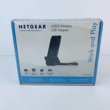 NETGEAR N300 Wireless USB Adapter WNA3100 Up to 300Mbps - New in sealed box