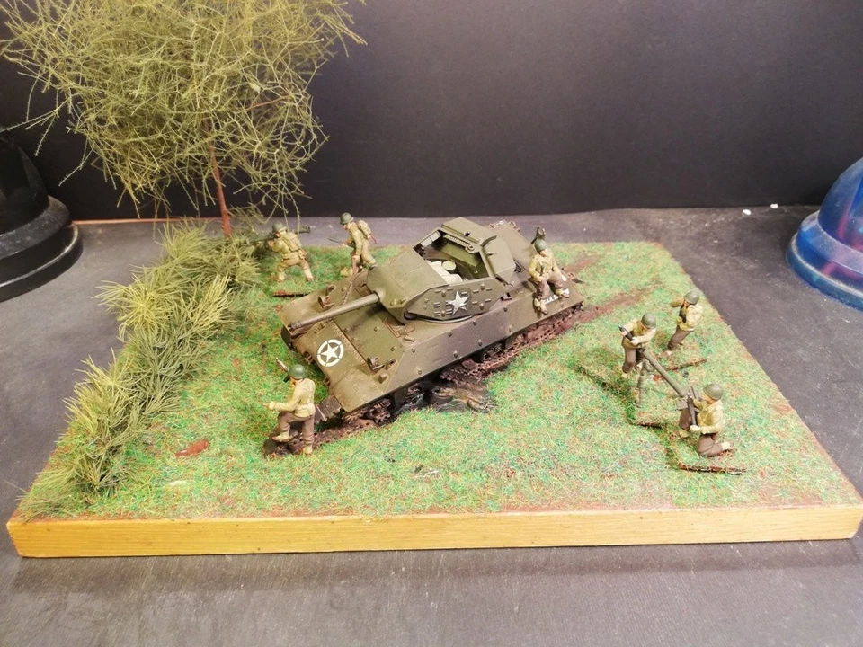 28mm or 1/56 Diorama WWII Normandia KIT Italeri & Rubicon - Immagine 2 di 4
